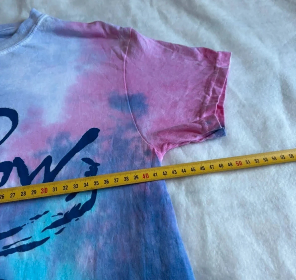 Camiseta tie-dye Old Row multicolor pastel vintage streetwear surf skate unisex verano tendencia – photo 4